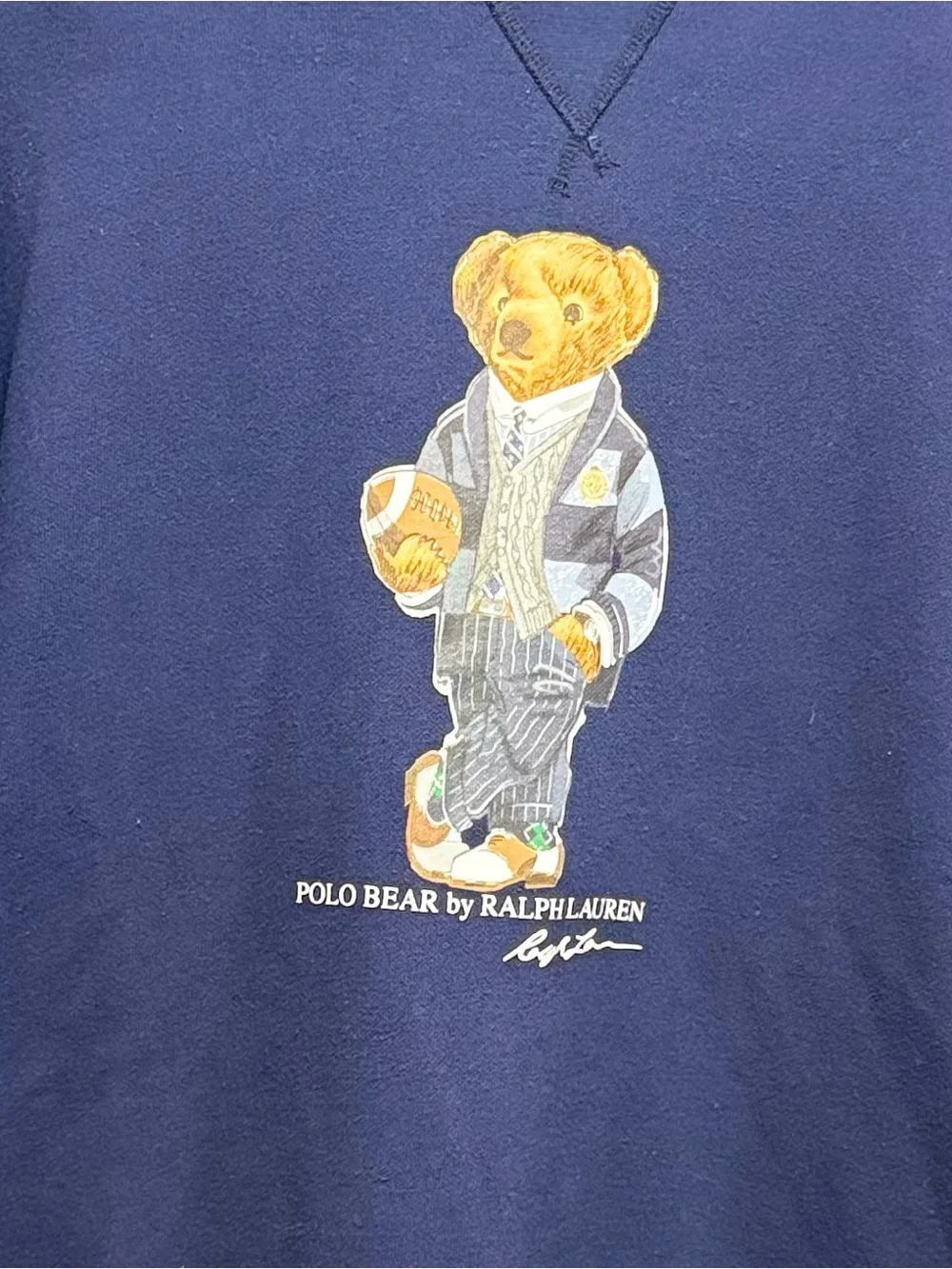 Polo by Ralph Lauren Navy Hoodie with Polo Bear Graphic